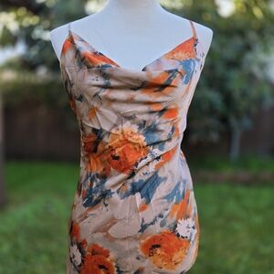 Acoa Floral Midi Slip Dress Size Small